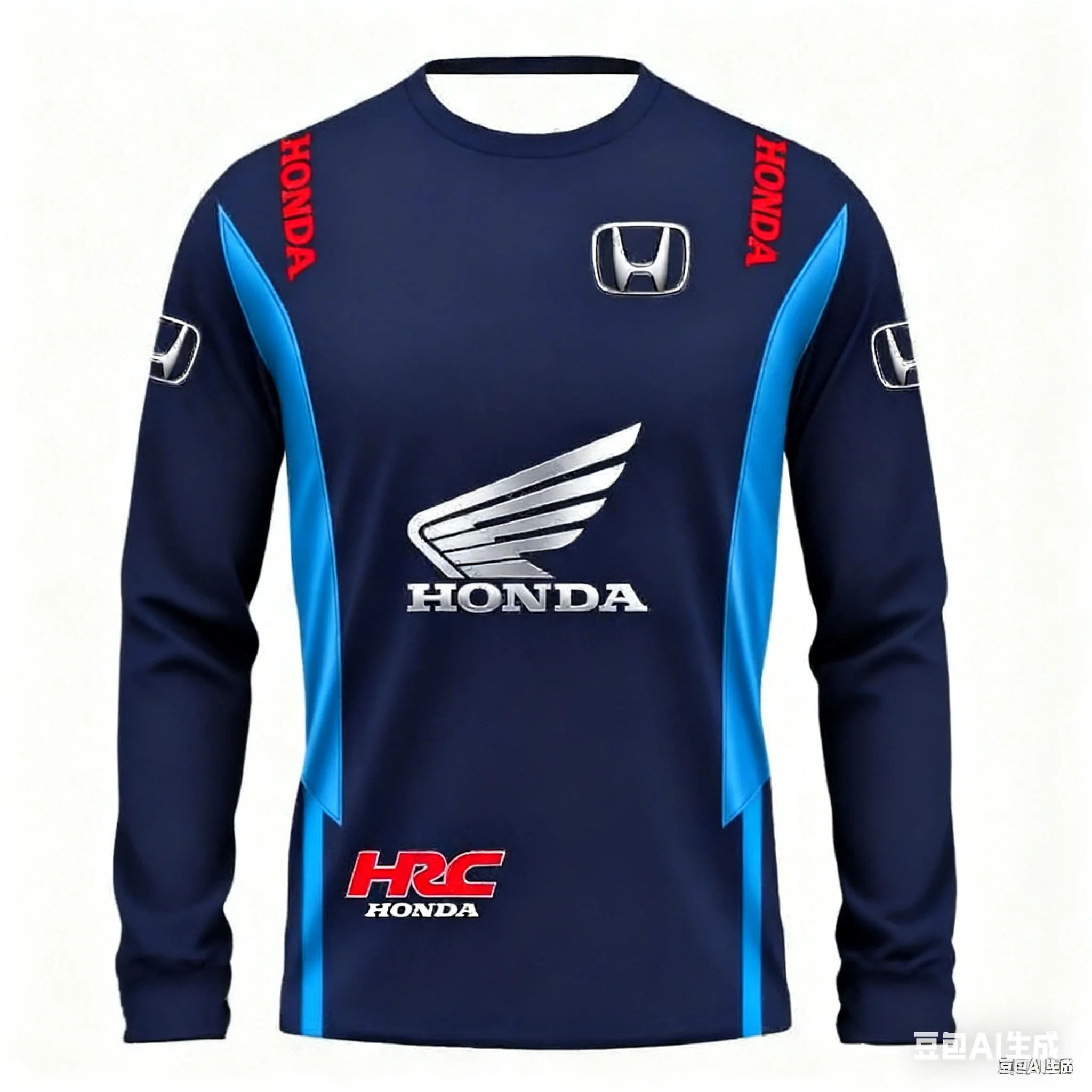 

Long Sleeved Honda Riding T-shirt Tops for Men and Women Off Road Style 3D Printing Motociclista Biker Deportiva Quick Drying
