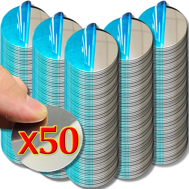 

1/50Pcs Universal Magnetic Metal Plate For Magnetic Car Phone Holder Iron Sheet Sticker Stand Mobile Phone Magnet Holder Mount
