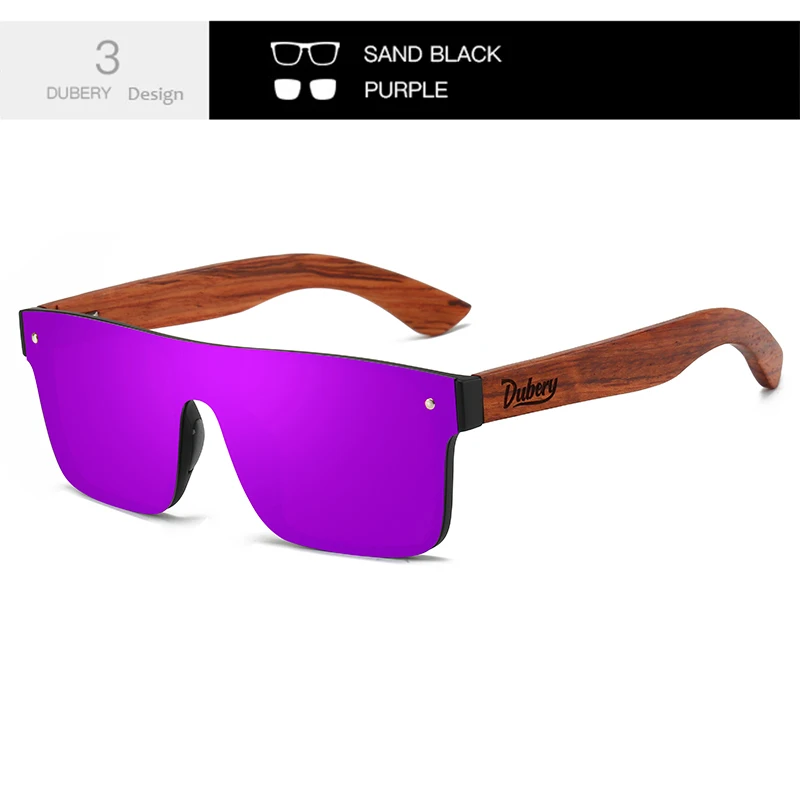 DUBERY 219 Wooden Sunglasses Unisex 4