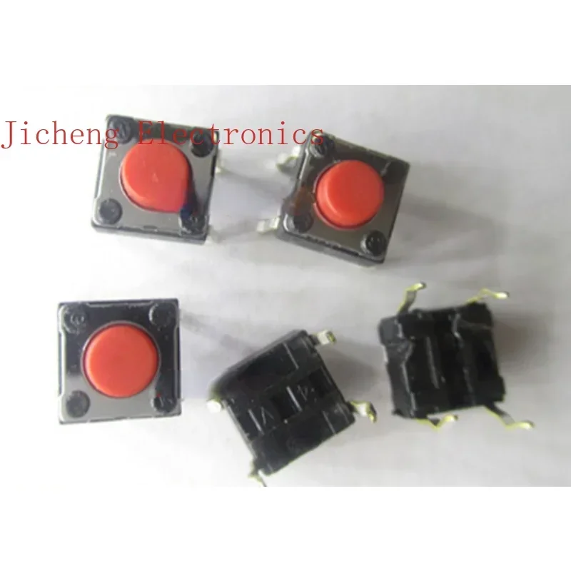 10PCSOriginal Imported Japan Micro Motion Tact Switch Button TV Induction Cooker 6x6x5h Red