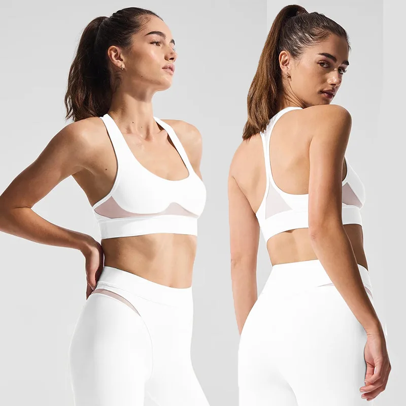 

2025 Sport Yoga Clothing 2 Pieces Set For Woman Rebel Bra Pant Sets High-Waist 7/8 Rebel Legging Gym Clothes Woman Sport Set