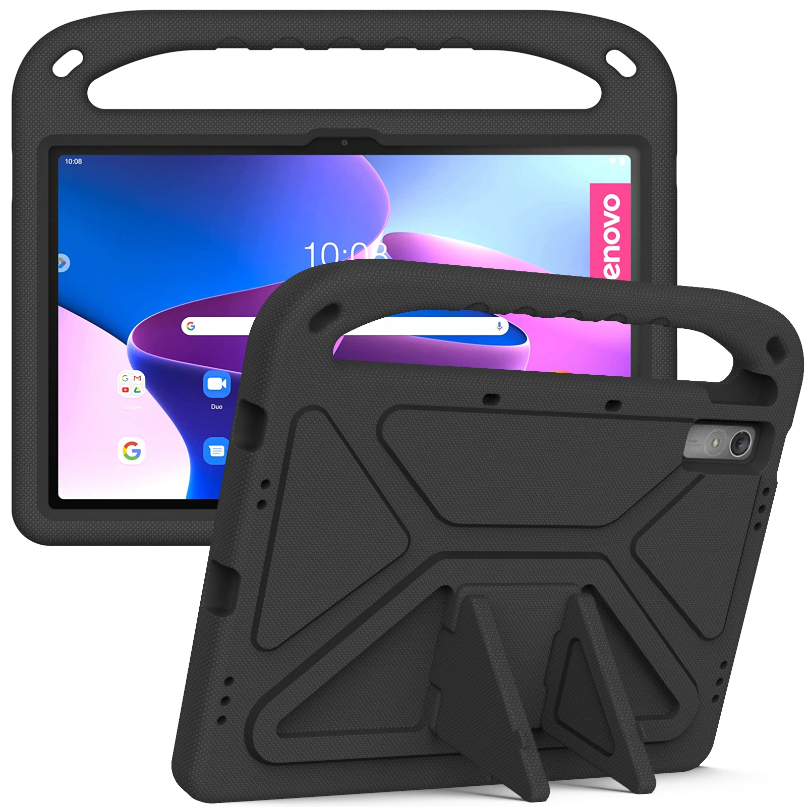 

Для Lenovo Tab P11 Gen 2, чехол для планшета из ЭВА с подставкой, противоударный чехол для планшета - черный