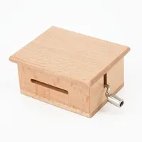 Wooden 15 Tone DIY Hand Cranked Music Boxes With Hole Puncher And  Paper Tapes Music Movements Box Papers Strips Home Decoration