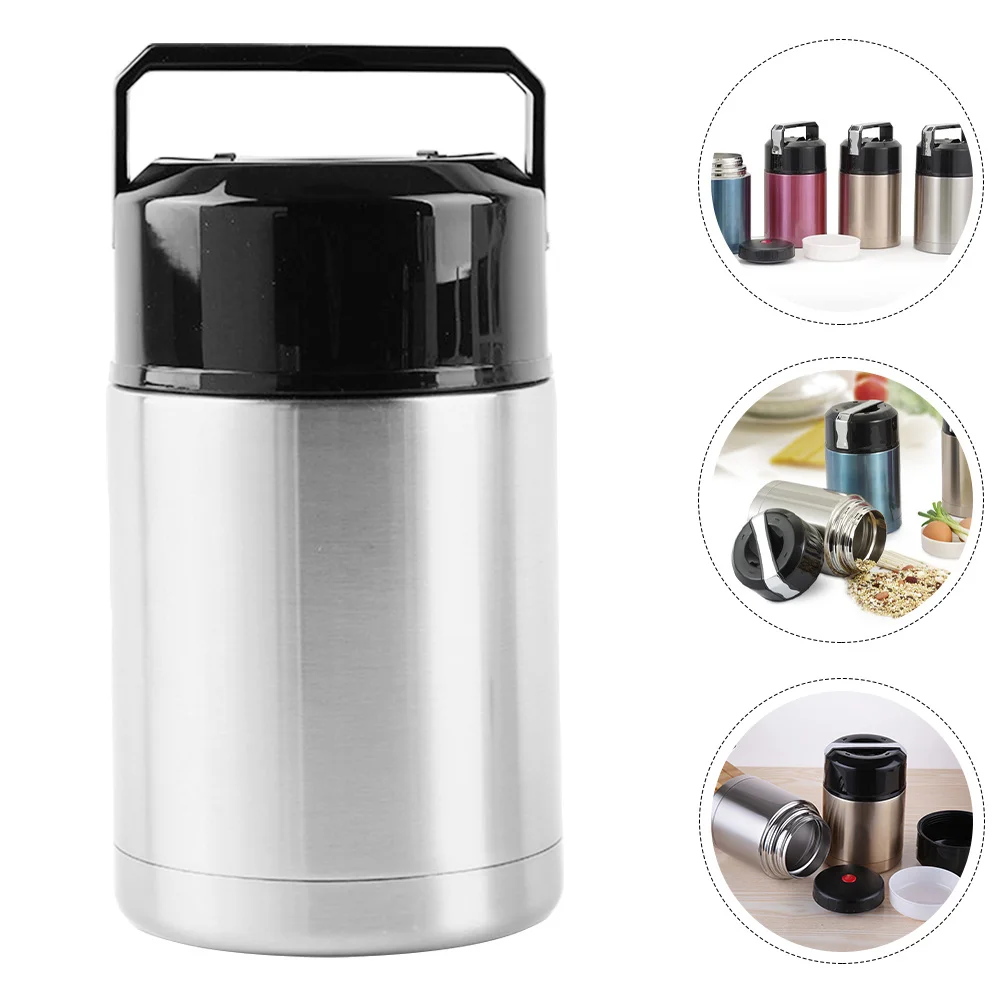 

Insulated Food Flask Stainless Steel Portable Thermal Jar Heat Preservation Cup School Work Picnic Soup Porridge