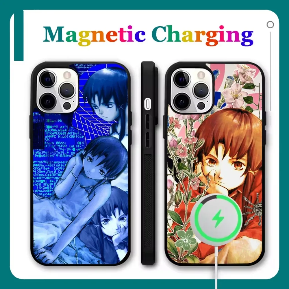 

Serial Experiments Lain Phone Case For iPhone 16,15,14,13,12,11,Pro,Max,Plus,Mini,SE New Magsafe Magnetic Wireless Charging
