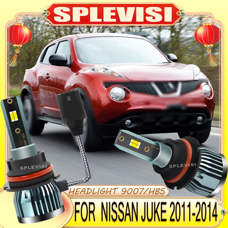 

LED Headlight Uniform Bright Illumination Instant Light Activation Hassle-Free Installation For Nissan Juke 2011 2012 2013 2014