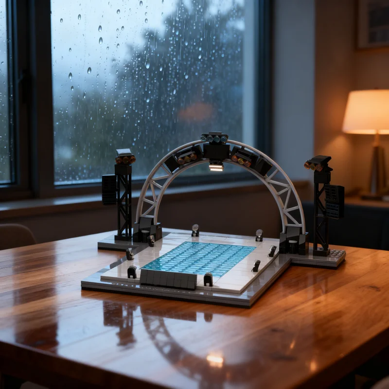 

Набор из 444 деталей: Платформа для демонстрации транспортных средств MOC, модель «Городские чемпионы», строительные блоки, архитектурные игрушки, рождественские подарки, развивающие идеи для детей