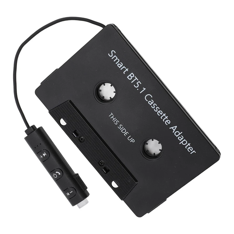 

Car Audio Bluetooth Wireless Cassette Receiver, Bluetooth 5.1 Car Audio Stereo Cassette Vehicle Tape Converter Cassette