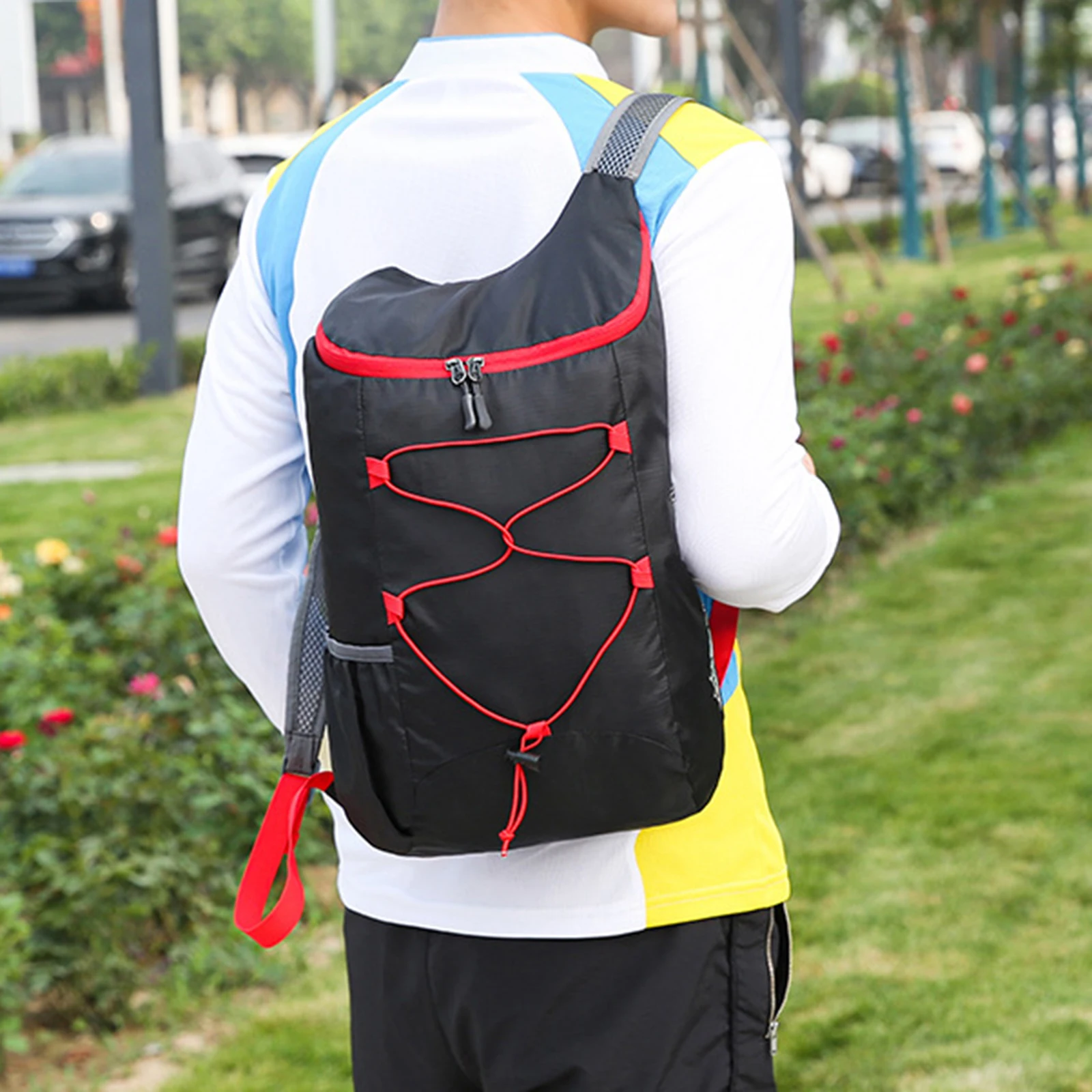 Cycling Hiking Backpack Water Resistant Travel Backpack Lightweight Daypack for Women Men Large Capacity Bicycle Shoulder Bags