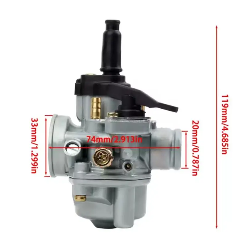 Easy To Use Motorcycle Accessories Carburetor 17.5Mm For Dellorto For PHVA 17.5 ED Tomos A55 50Cc 80Cc Motorcycle Carburetor Sys view 5