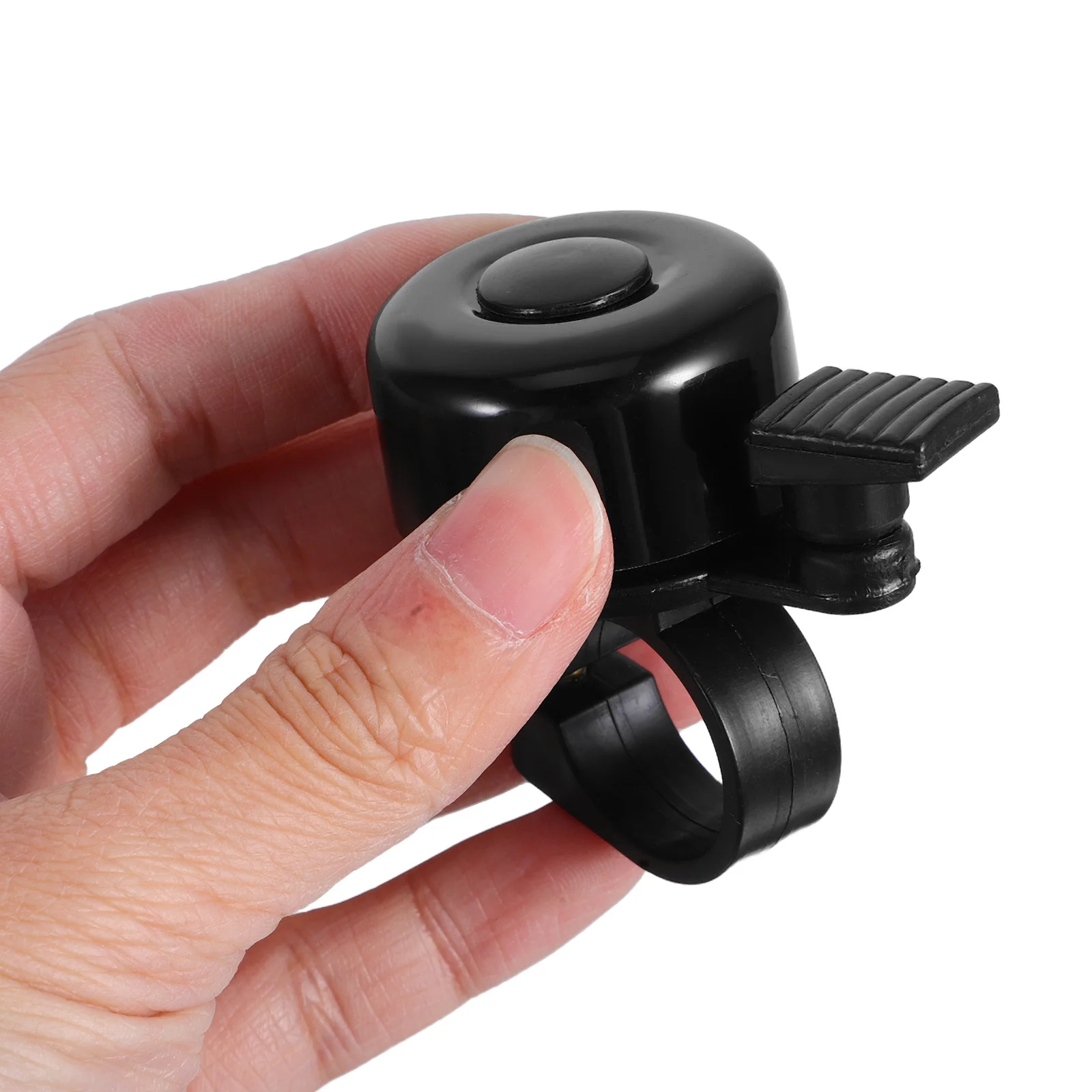 

Mini Bike Bell Black Size M for Mountain Road Bike Loud Clear Ringtone Easy Install Safety Accessory for Scooter Tricycle