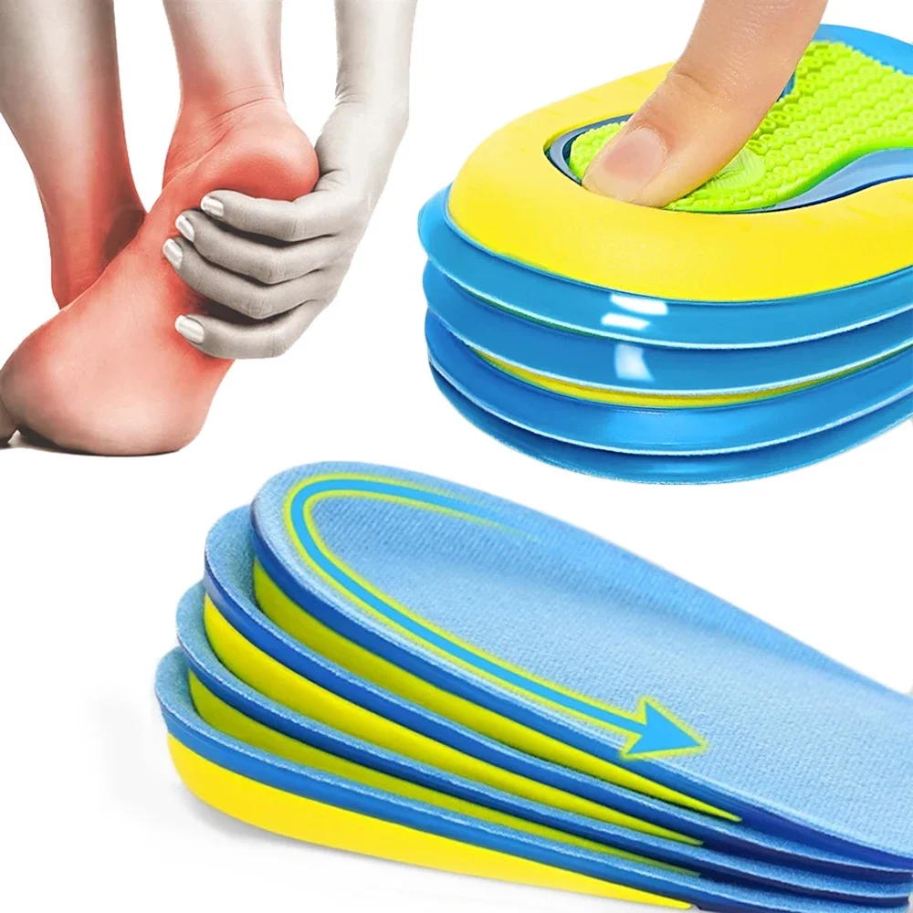 

Silicone Heel Cups for Heel Spur Pain Relief Plantar Fasciitis Support Foot Heel Pads for Shoes Woman Man Inserts Gel Insoles