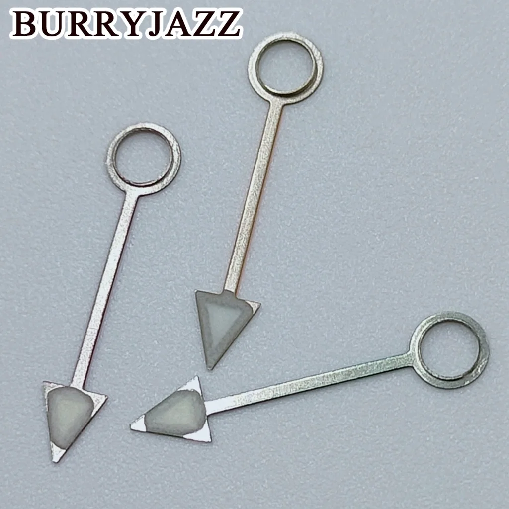 BURRYJAZZ-manecillas de reloj NH34 GMT, manecillas de reloj plateadas, amarillas, marrones, Rojas, azules, verdes, naranjas, púrpuras, verdes luminosas