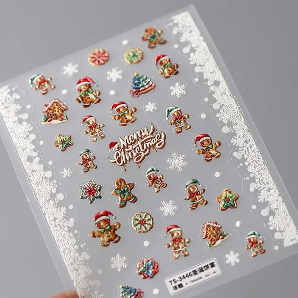 

Nail Art Supplies Christmas Nail Stickers Xmas Nail Charms Manicure Ornaments Christmas Nail Decals Nail Accessories