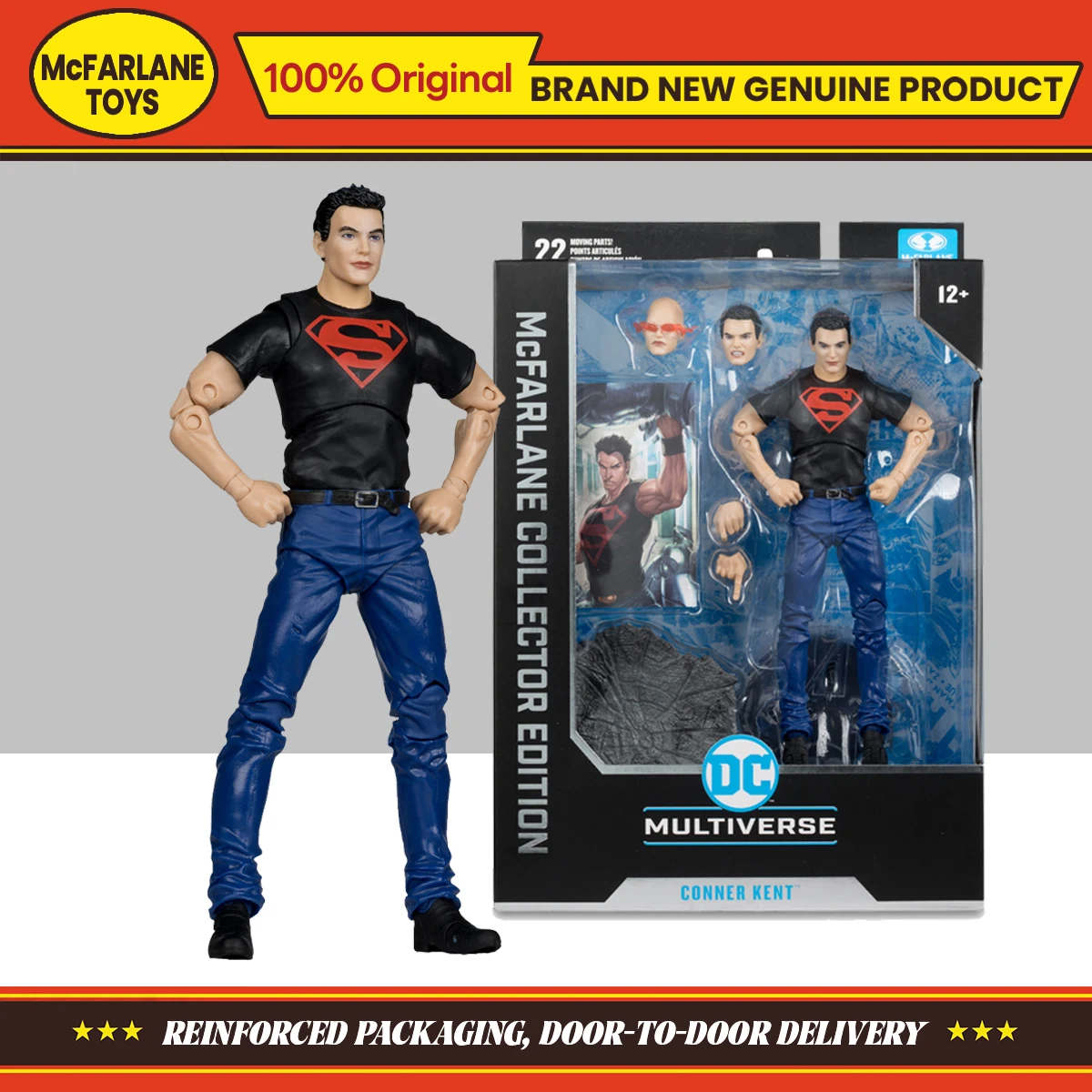 McFarlane DC Multiverse Conner Kent (Teen Titans)  7 inches Action Figure Toys Collection Ornament Gift