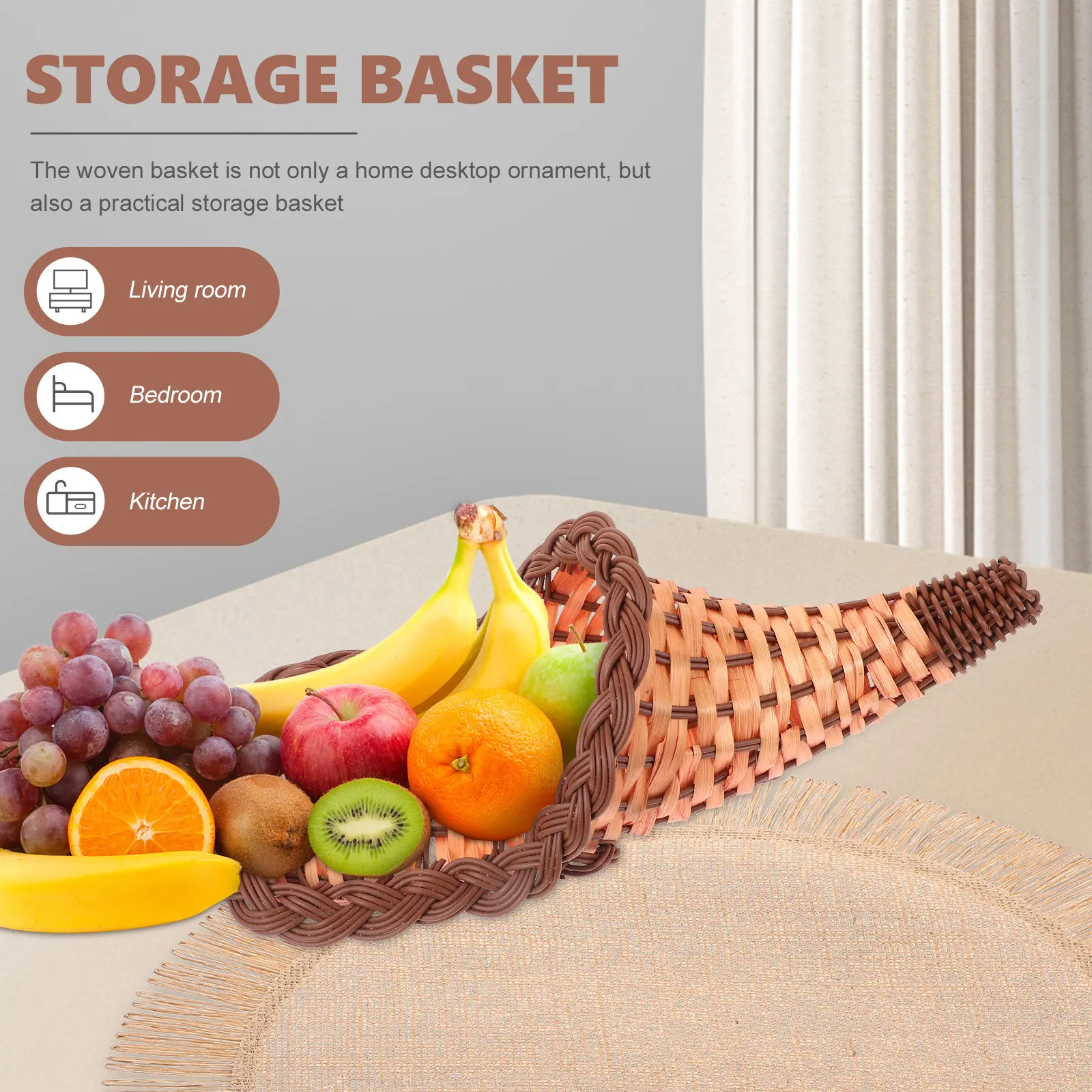 Bambusowy kosz do przechowywan – Food Snacks Basket recenzja i cena