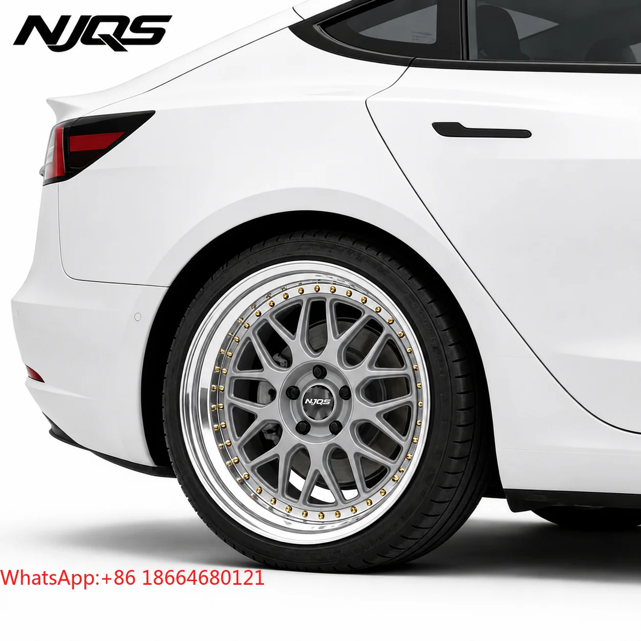NJQS Forged Wheels Custom 2-Piece 20 22 24 26 Inch 5x130 5x114.3 5x120 Passenger CarF20,F30,F35,G20,G30,E90,E60,F10,F15,G05