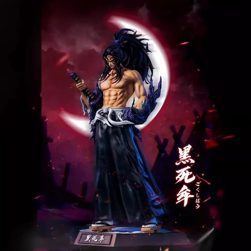 Anime Demon Slayer Action Figure Tsugikuni Yoriichi Kokushibou Gk ประติมากรรมเดสก์ท็อปเครื่องประดับสะสมของเล่นเด็กของขวัญ