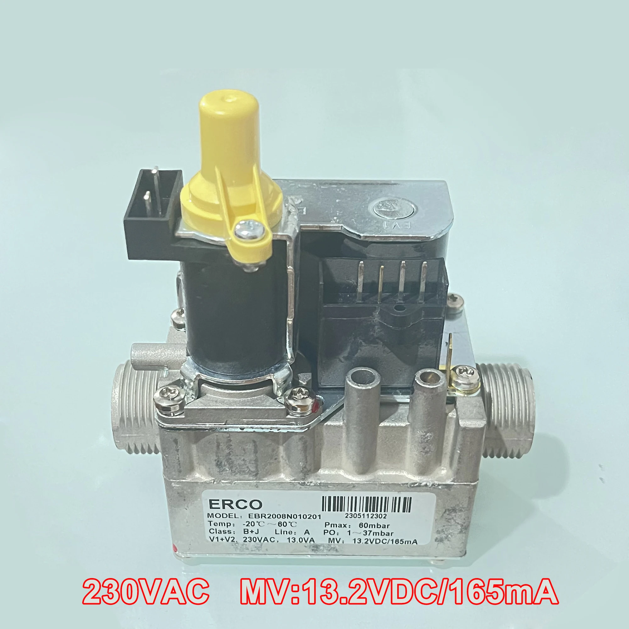 Wall Mounted Boiler Gas Proportional Valve 230VAC EBR2008N Gas Boiler Parts Gas Valve