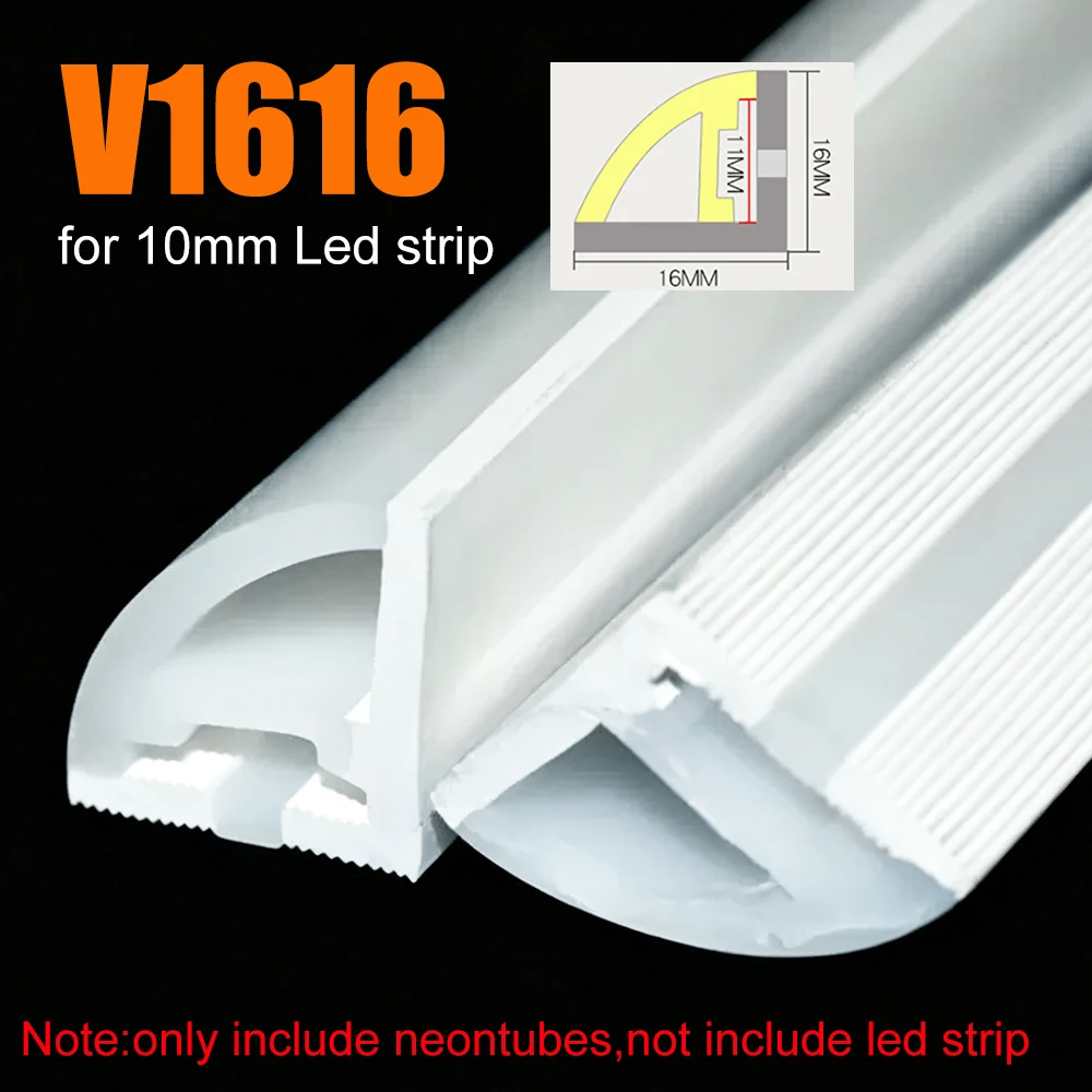 

200m V1616 Neon tubes With 40 pairs of plugs + 600 clips + 100 corner connectors