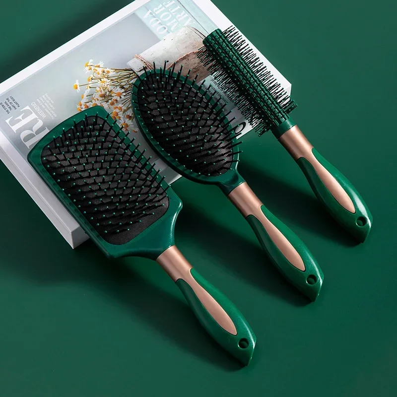 Detangle Hairbrush Air Cushion Combs, Mulheres Scalp Massage Comb, Escova de cabelo, Home Salon, DIY Cabeleireiro Ferramenta, Barbeiro Acessórios