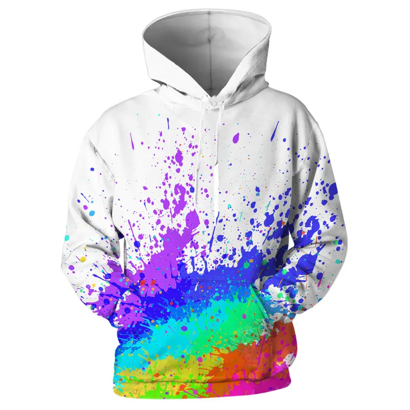 2022 Spring New 3D Print Hoodie Men Clothes Oversize Sweatshirt  Watercolor painting Clothing Harajuku Pullover Casual Hooded