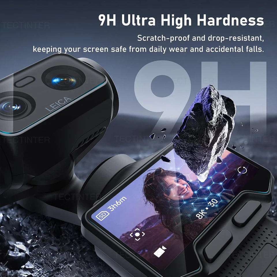 1-3PCS Camera Lens & Screen Protector for Insta360 Luna Ultra Tempered Glass Film with Easy Install Kit Action Camera Accessory