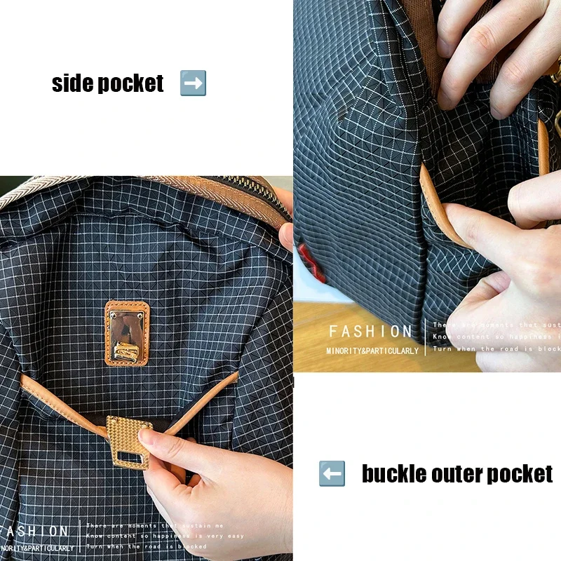 حقيبة ظهر كاجوال للسيدات خفيفة الوزن للسفر من قماش أكسفورد حقيبة مدرسية للنساء حقيبة ظهر جانبية حقيبة أصلية بسيطة