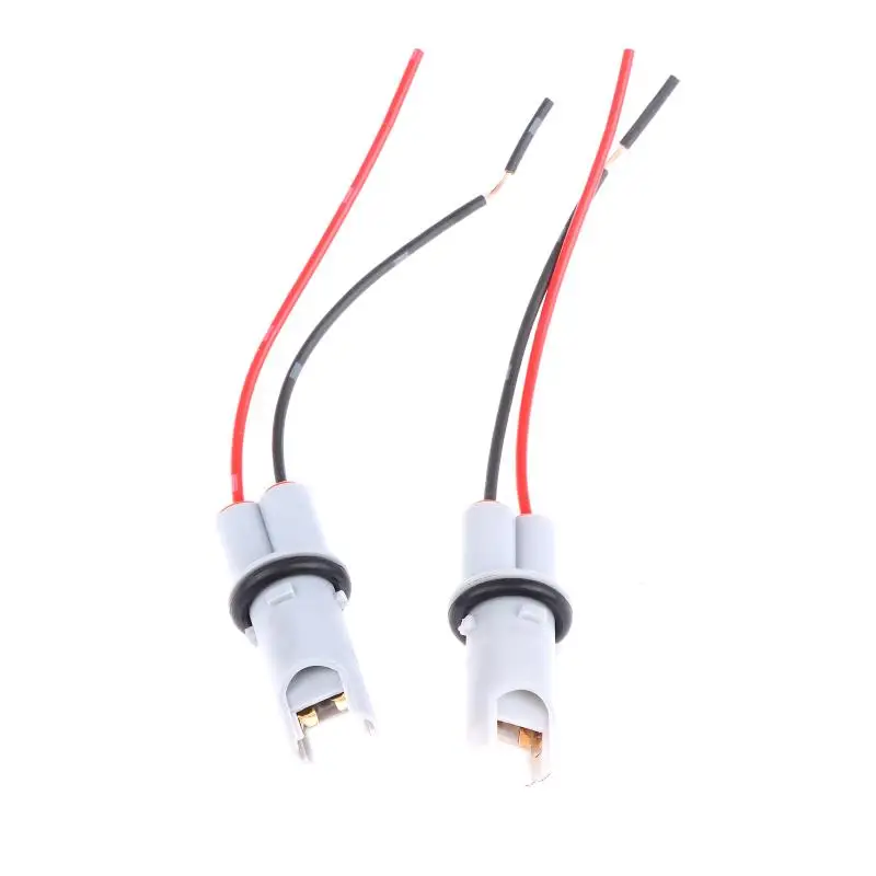 【MO】2Pcs T10/T13/T15 Led Socket Cable Canbus Car Auto Led Light Lamp Bulb Cable Wire Harness Relay Connector Holder Socket