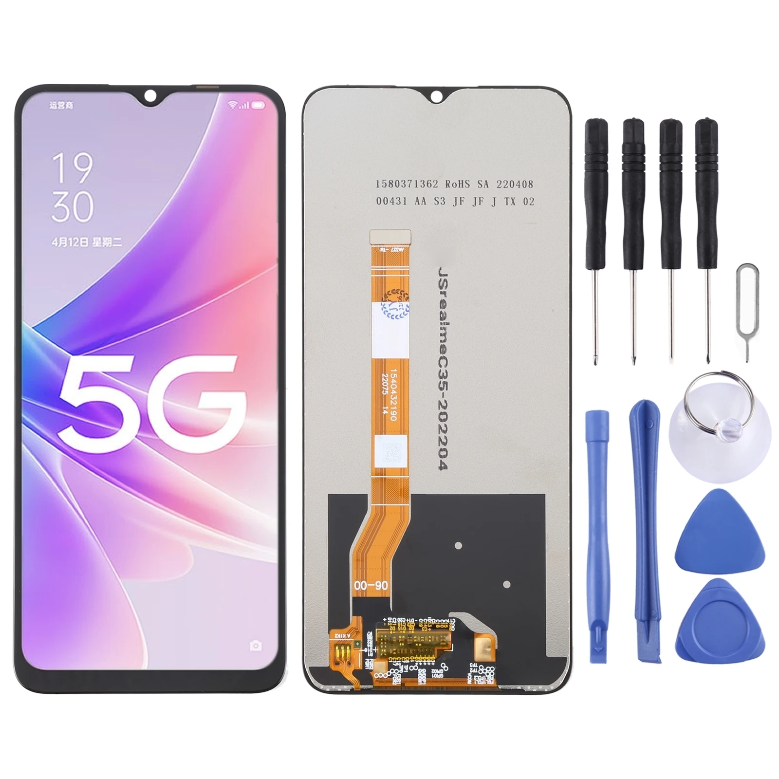 สำหรับ A38 OPPO OEM หน้าจอ LCD มี Digitizer ประกอบเต็มตัวเครื่อง