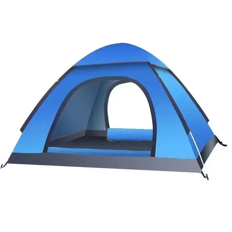 

Thick tent outdoor camping Thickened 3-4 person single beach tent camping Rainproof, sunscreen and windproof overnight