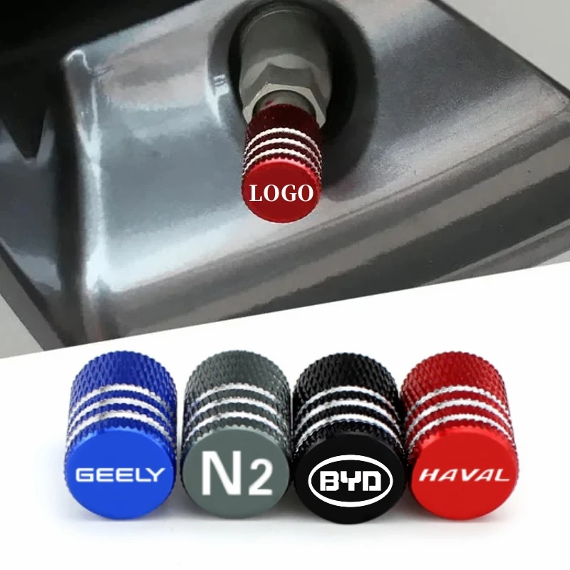 4pcs Car Tire Valve Stem Caps Airtight Covers for Cadillac Escalade SRX Seville Deville BLS XTS SLS StS ATS XLR XT5 CT5 CT6 XT4