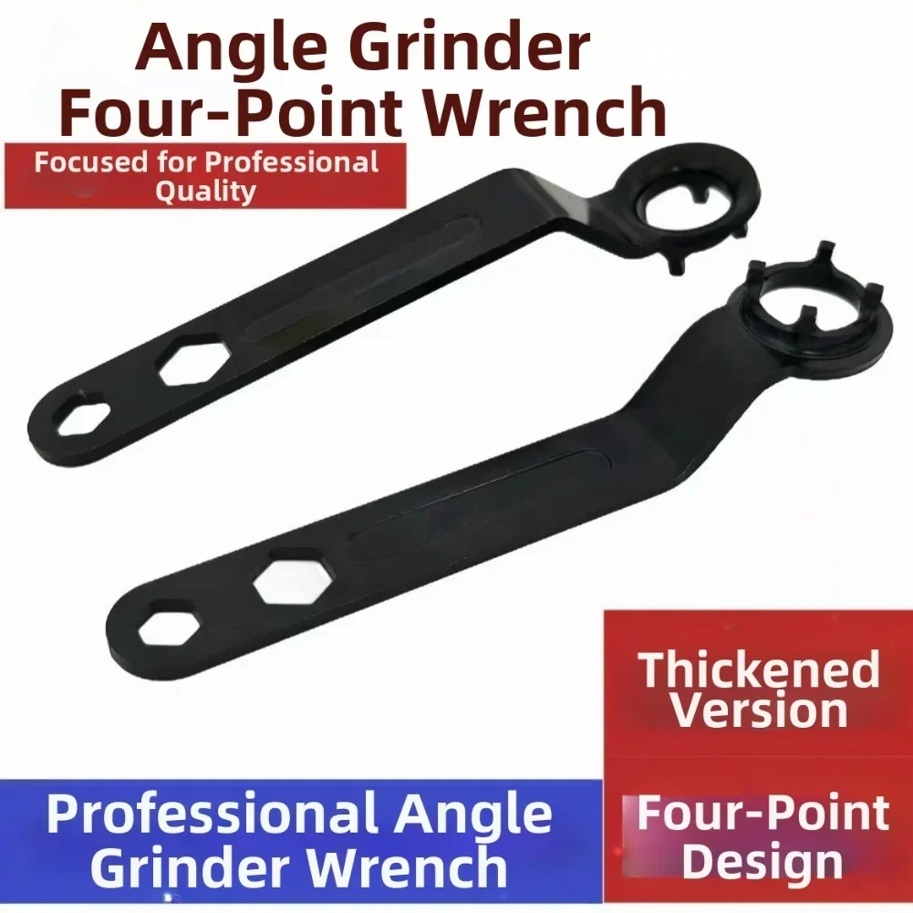 Grinder Removal Tool Angle Grinder Wrench High Carbon Steel Heat Treated Integrated Nut Wrench For Angle Grinders