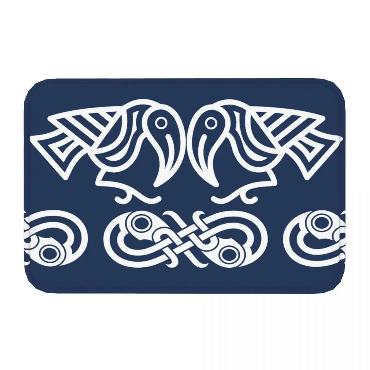 Viking Valhalla Non-slip Doormat Germanic Art From The Migration Era Carpet Bath Kitchen Mat Outdoor Indoor Modern