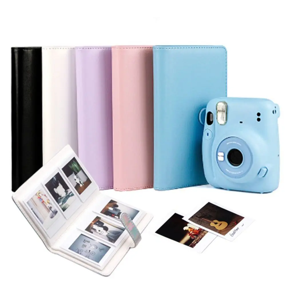 108 Pockets Instant Camera Photo Album Suede Surface 3 Inch Pictures Storage Case for Fujifilm Instax mini 11/9/EVO