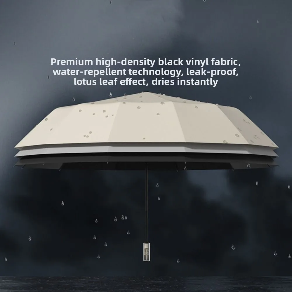 

Windproof Folding Umbrella Quick Open Anti Rebound Automatic Umbrella Vinyl Portable Sunny Rainy Umbrella Rain Protection