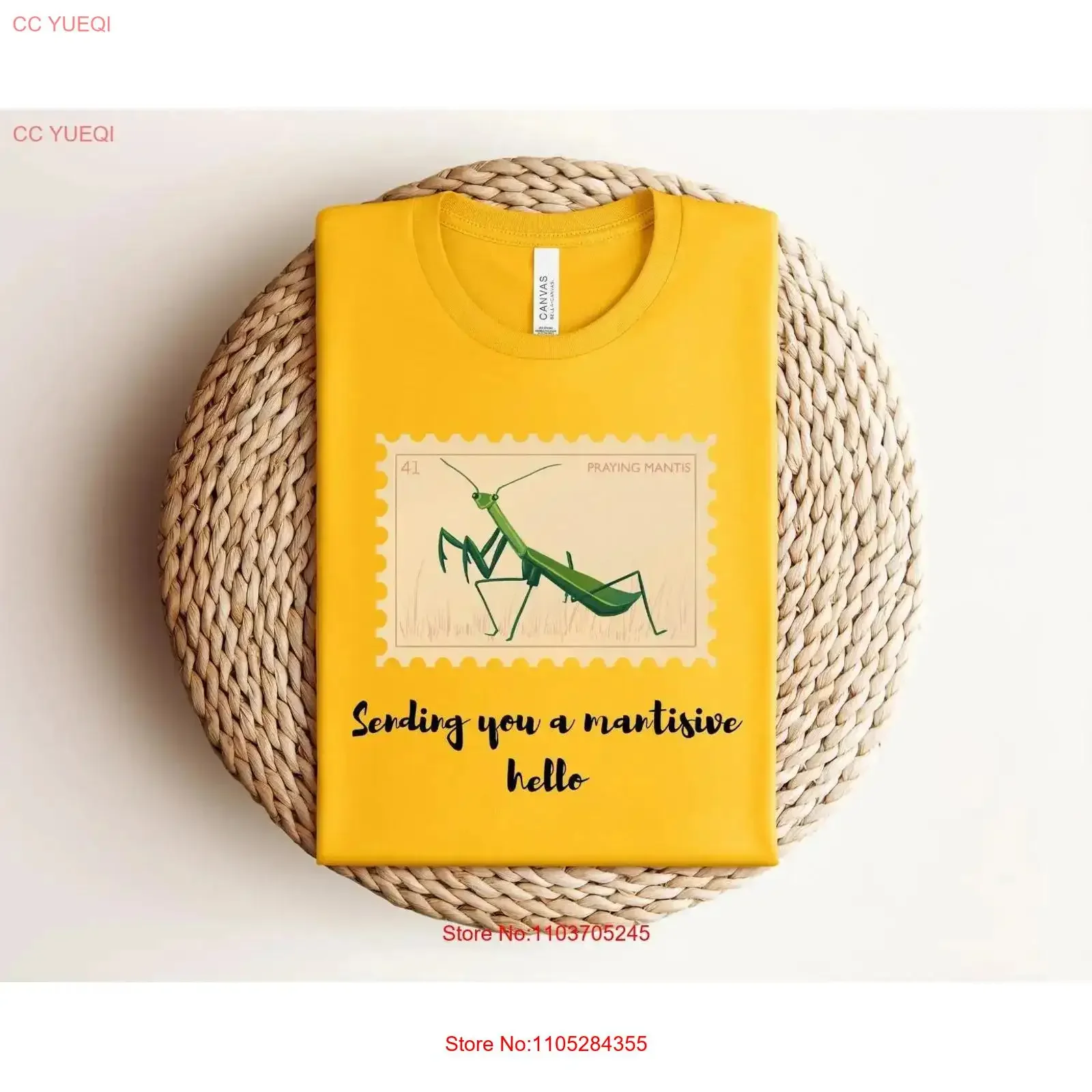 Praying Mantis T Shirt Bug Lover Entomology Funny Insect Goblincore Garden Dark Humor Man Eater Cool vintage Washed Slightly