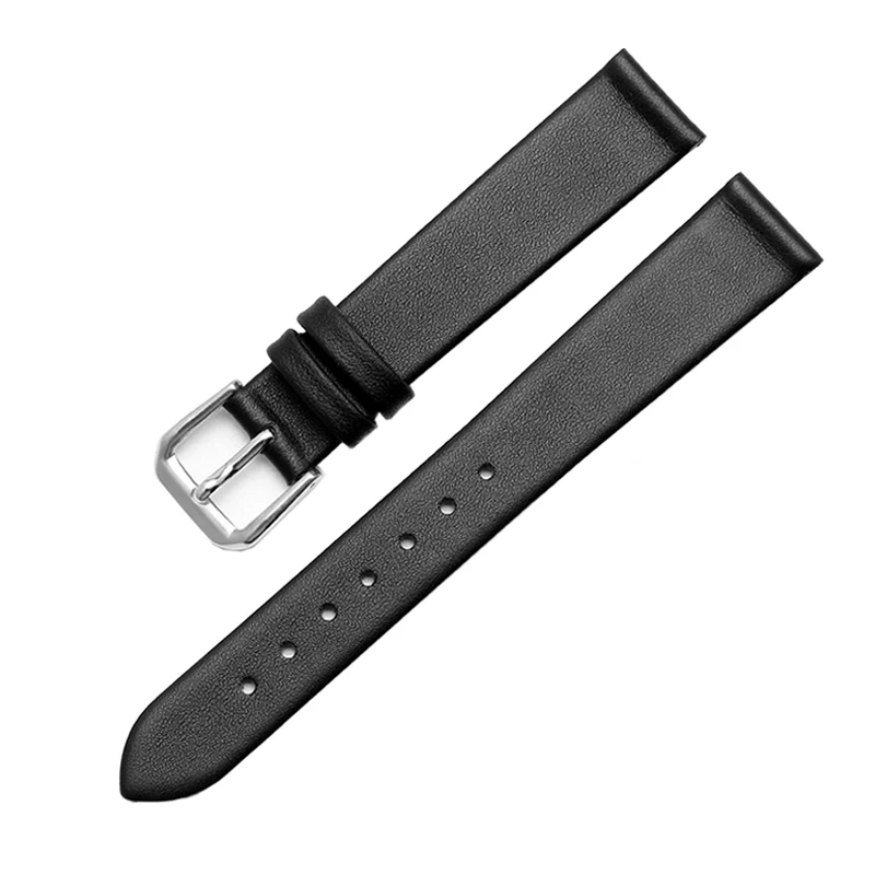 Leather watch strap men and women For all brands watchs for Movado Museum Ultra thin soft 10mm 12mm 14mm 16mm 18mm wristband