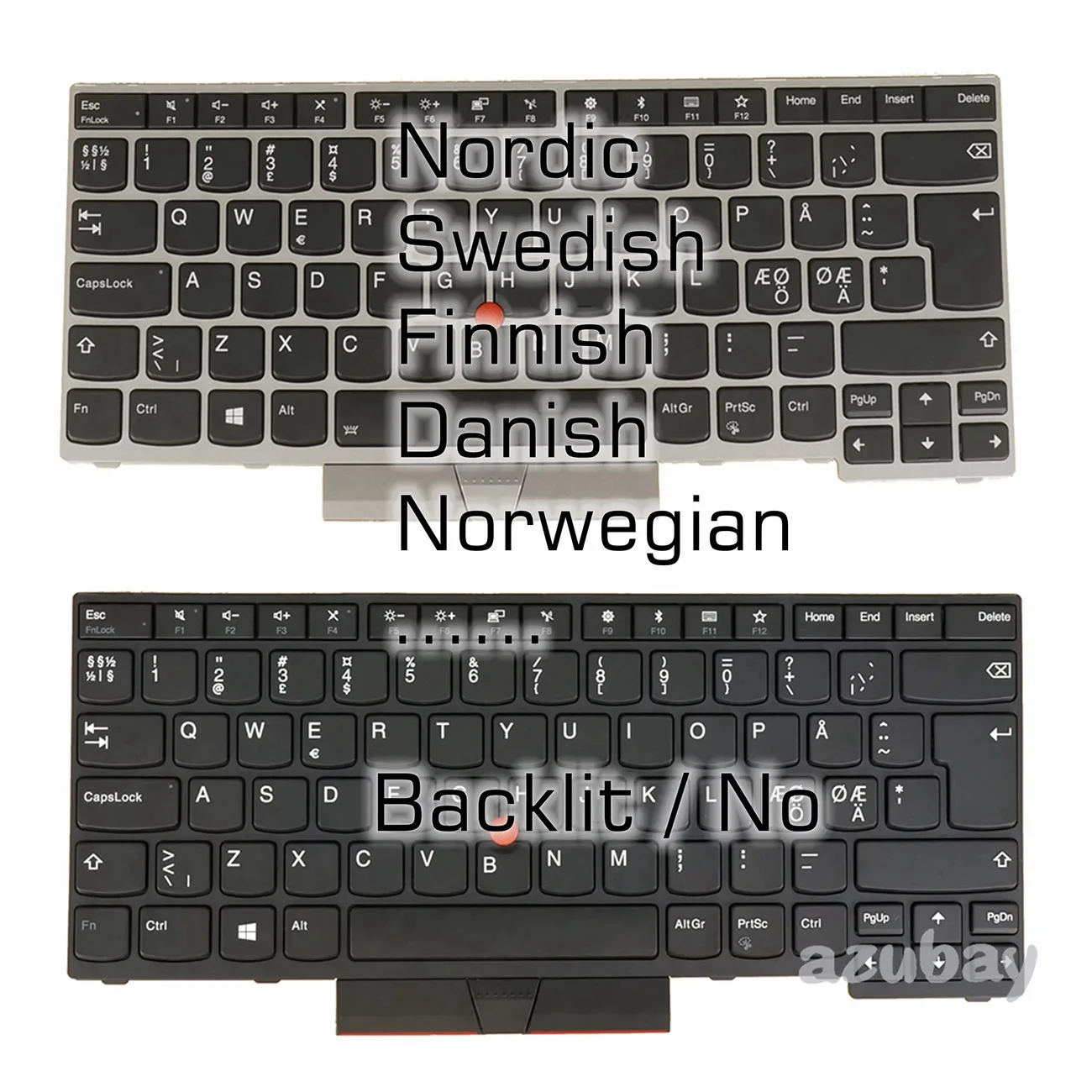 

Скандинавская шведская, финская, норвежская, датская клавиатура для Lenovo Thinkpad L380/Yoga, L390/Yoga, T480s T490 T495 P43s, с подсветкой/нет