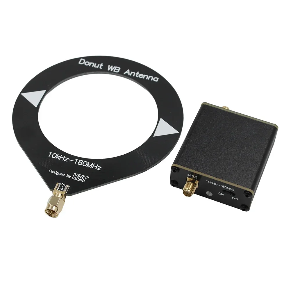 Imagem -05 - Frequência de Antena de Banda Larga Donut 10khz180mhz com Conversor de Baixa Impedância Analisadores de Antena Donut Atualizados
