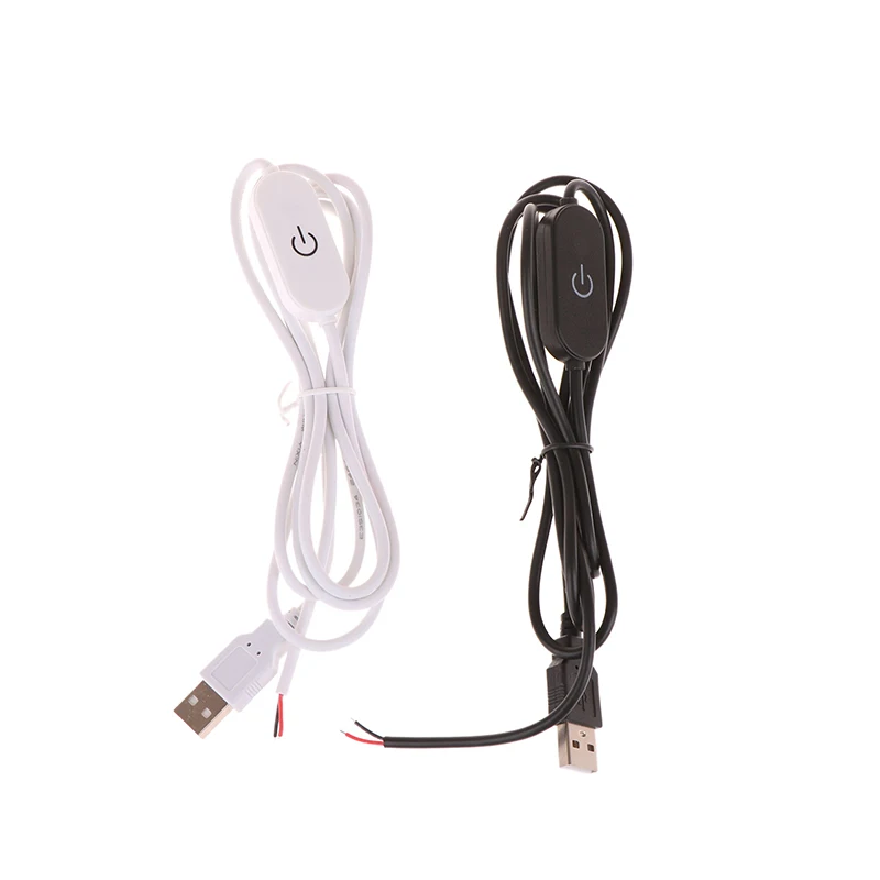 

2A 5V USB Touch Dimming Switch Cable 1.5M USB 2.0A To 2 Wire Output 5-100% Dimmer Controller LED Touch Dimmer For Desk Lamp New