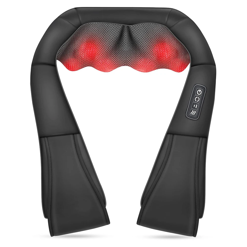 High Quality Electric Shiatsu Neck & Shoulder Massager with Deep Kneading Full Body Back Foot Pain Relief Direct From Factory