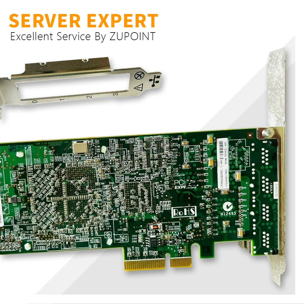 Imagem -02 - Zupoint-controlador de Interface de Rede Porta Quad Pcie Adaptador Gigabit Server Nc375t 539931001 538696-b21