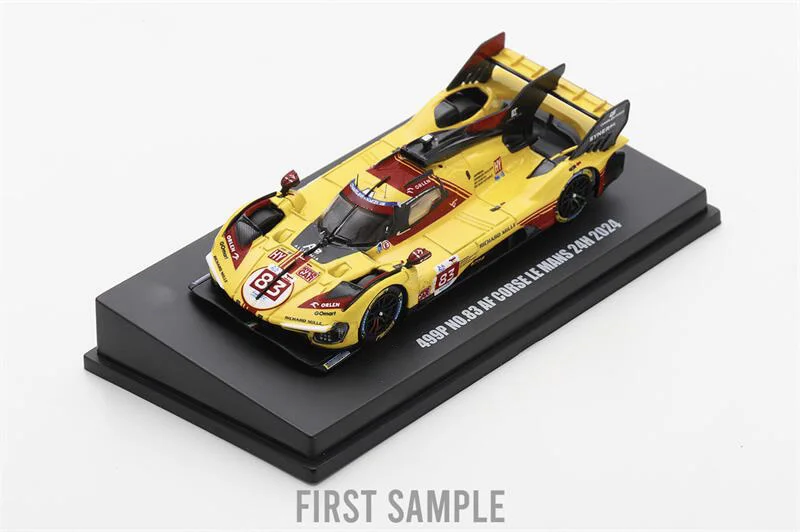 1-64-499p-no83-af-corse-le-mans-24h-2024rkubica-rshwartzman-yye-diecast-collector's-vehicle-model-car