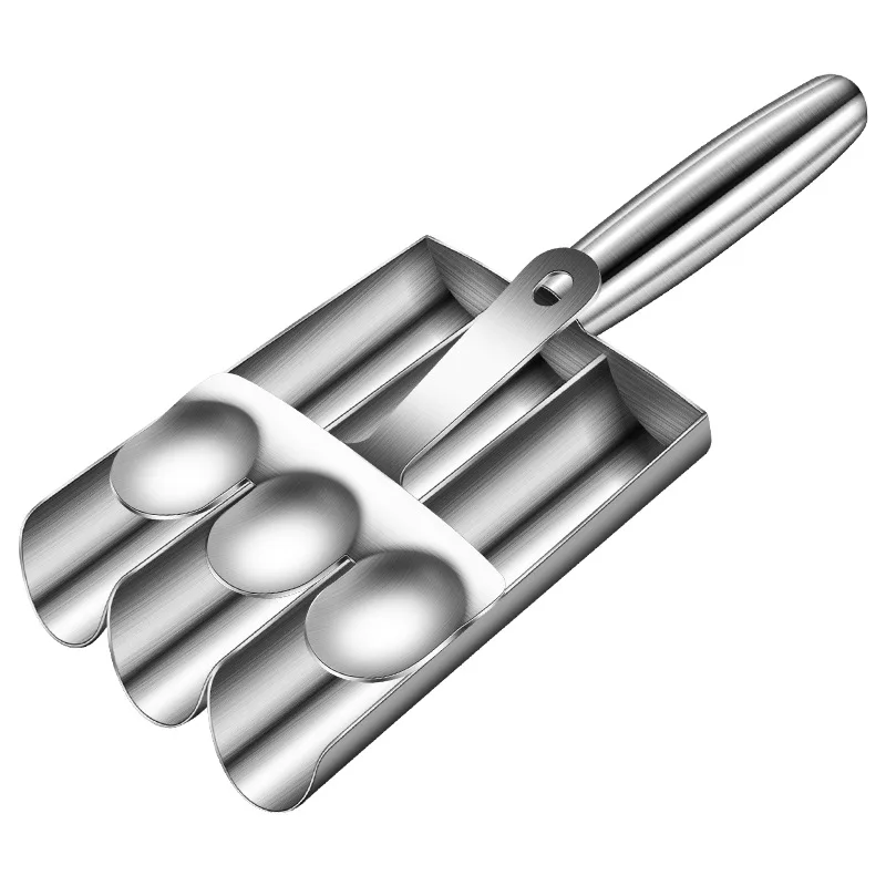 304 Stainless Steel Meatball Maker Household Mold for Meat Balls Fish Balls Shrimp Paste Multi Hole Kitchen Cooking Tool