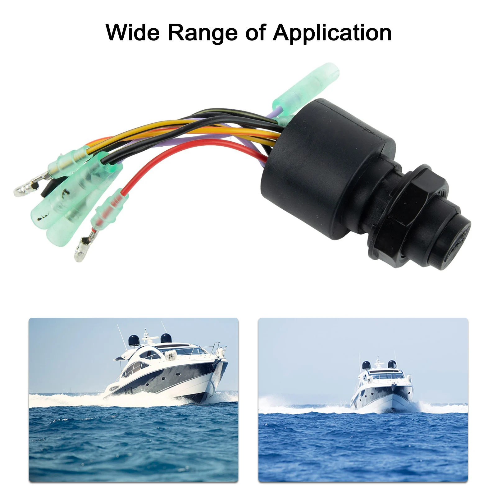 Interruttore a chiave di accensione del motore della barca per motori fuoribordo Mercury 3 Pos 87-17009A5 parte di ricambio in plastica + metallo accessori per barche