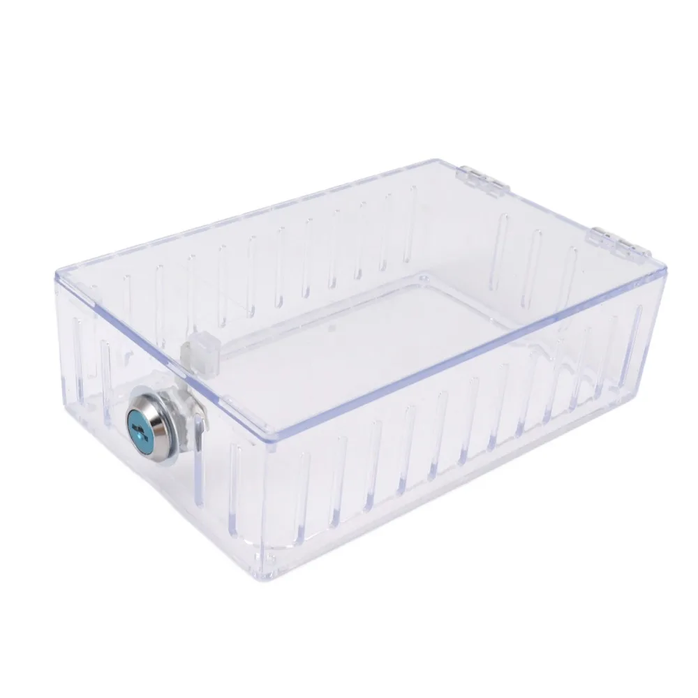 11pcs Large Size Thermostat Lock Box Clear Cover Universal Fit Thermostat Guard With Key Wall-Mounted Thermostat Home Use