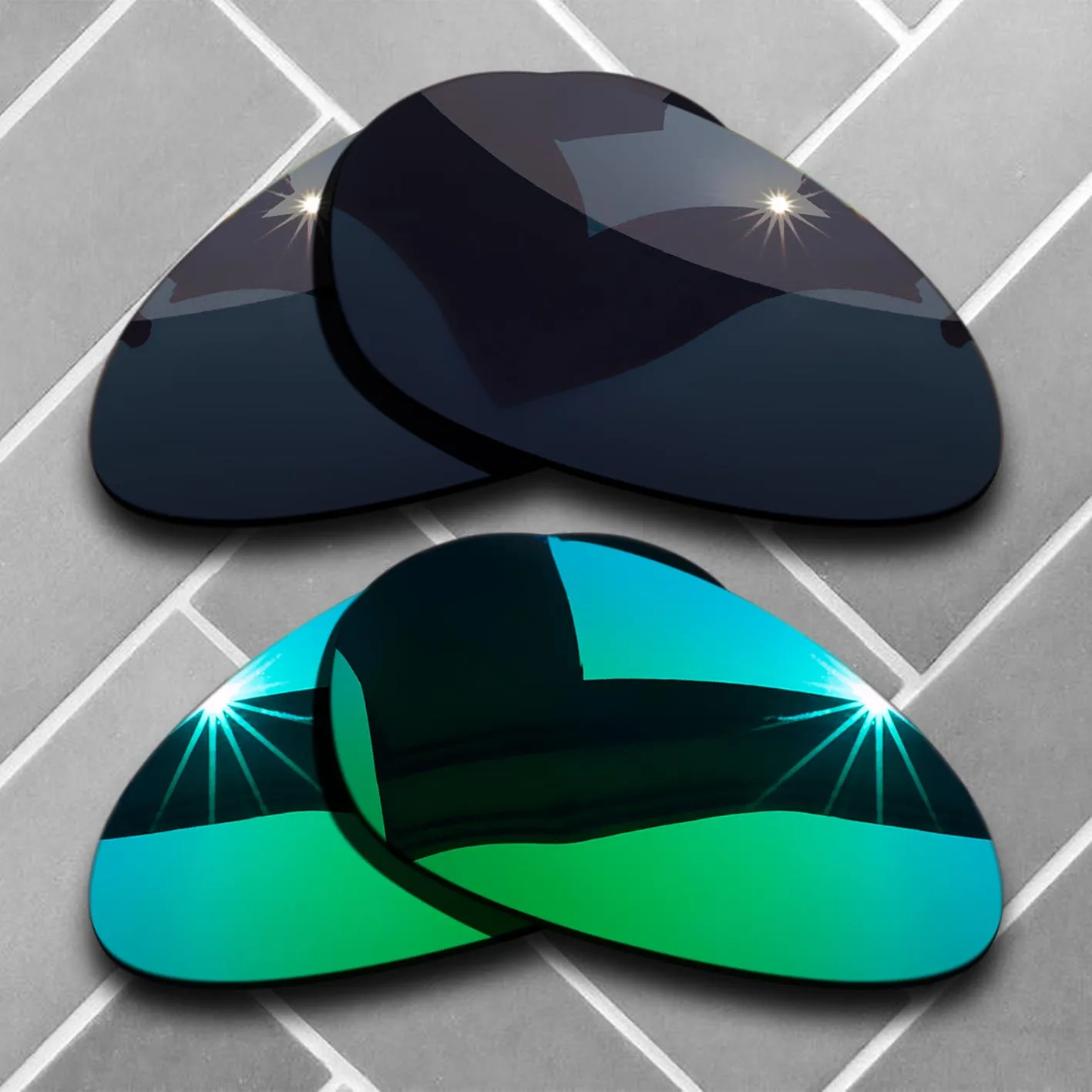 

Grey Black&Green Lenses Replacement For-Oakley Minute 1.0 Polarized Sunglasses