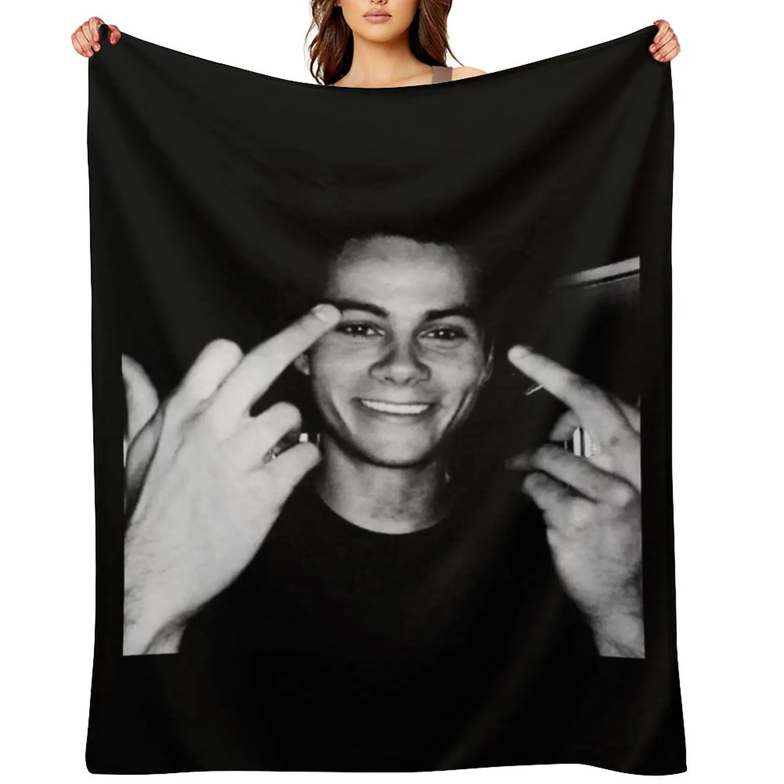 

Dylan Obrien Throw Blanket Multi-Purpose Luxury St Luxury Designer For Baby Blankets