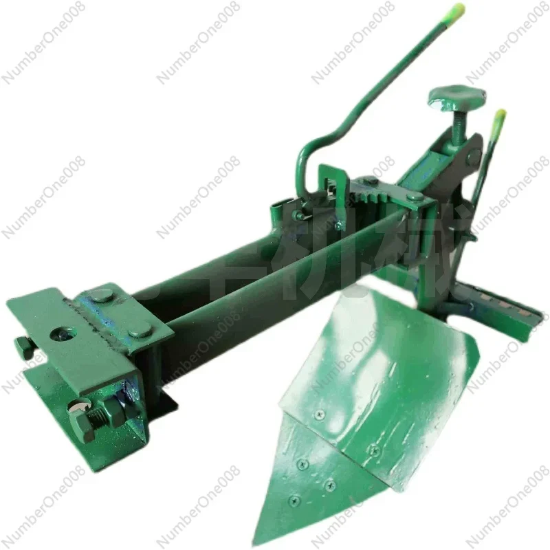 

Mini Tiller Attachments Set: Reversible Plow, Ditcher, Double-sided Plow & Small Plowshare, Soil Loosening Tool Kit